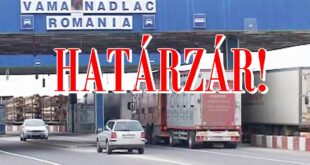 Határállomást zártak el a tüntető romániai gazdák!